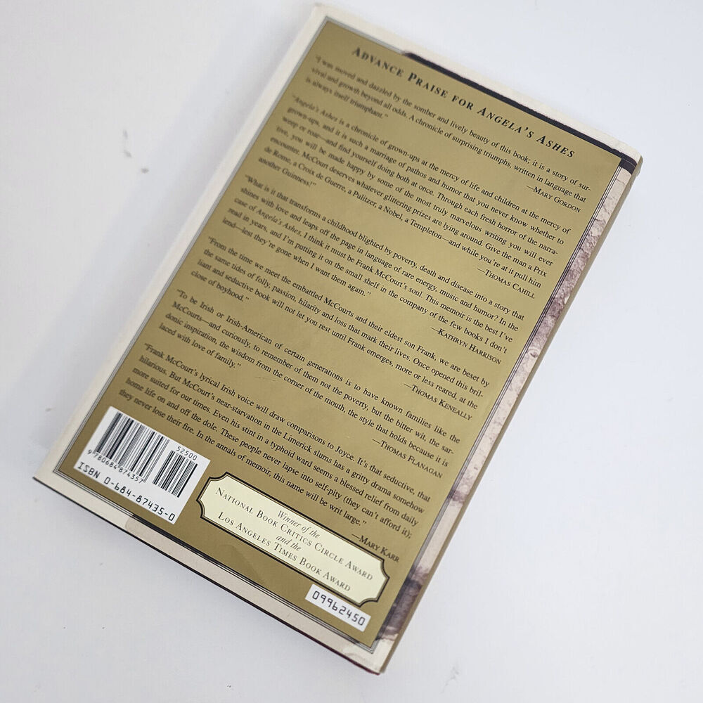 Angela's Ashes:‎ Author McCourt, Frank - Hardcover - Like New - Picture 5 of 7